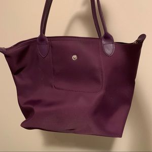 Women's Longchamp Le Pliage Neo Nylon Tote Purple